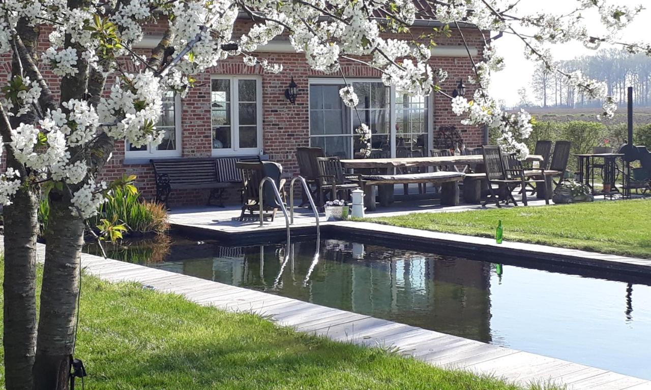 B & B Victors Hof, Met Zwemvijver In Landelijke Setting Lievegem Luaran gambar
